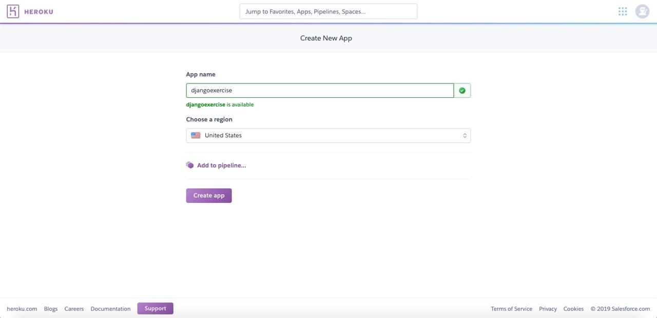 Upload(Deploy) django project to Heroku - insert app information