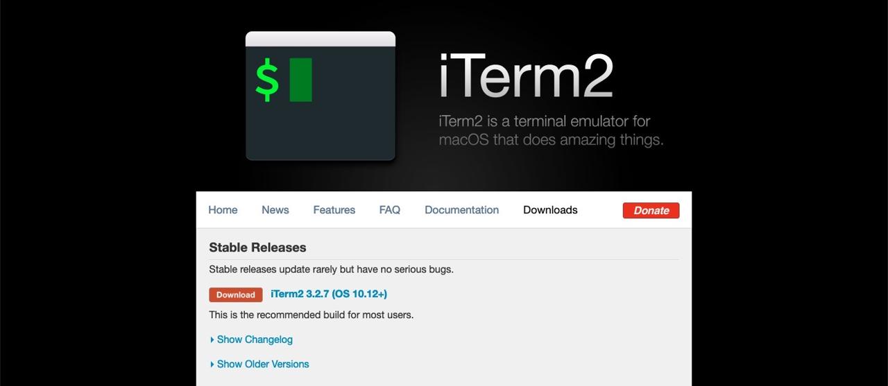 Development Environment on Mac - iTerm download