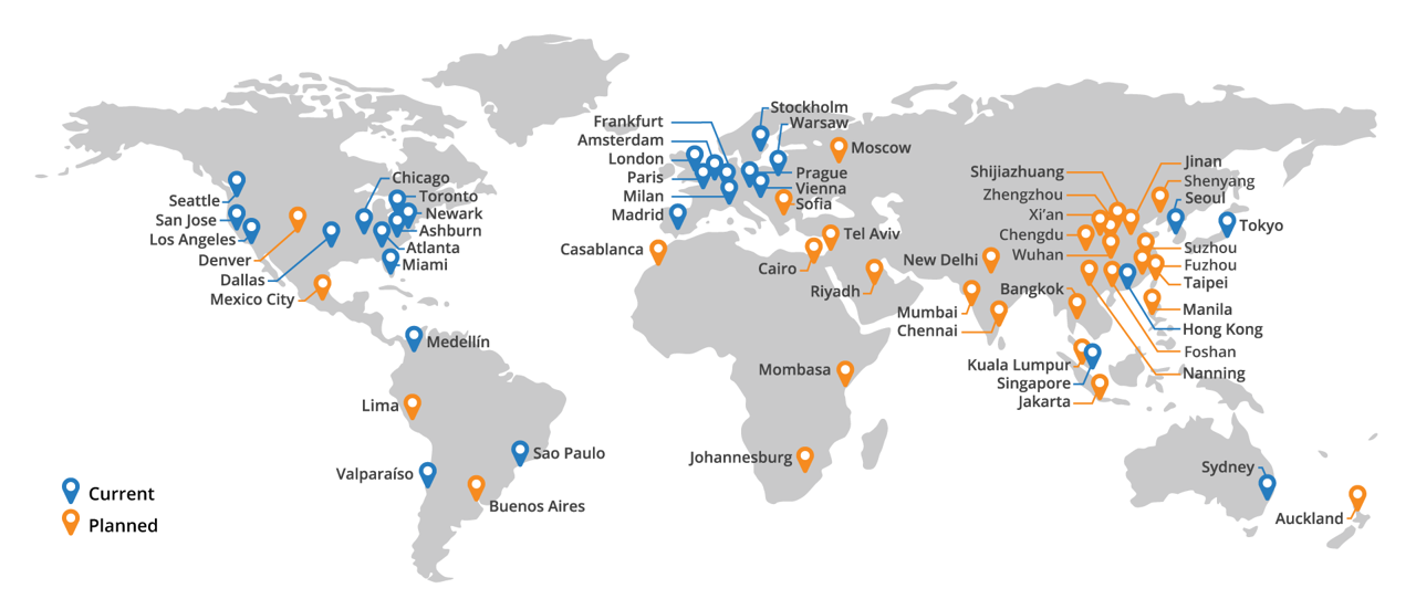 Web cache and S3 - cloudflare server list