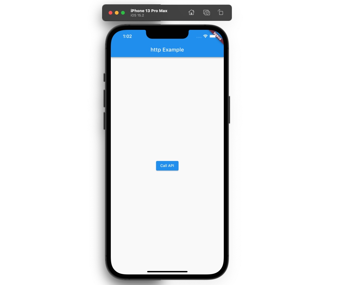 Flutter - http example