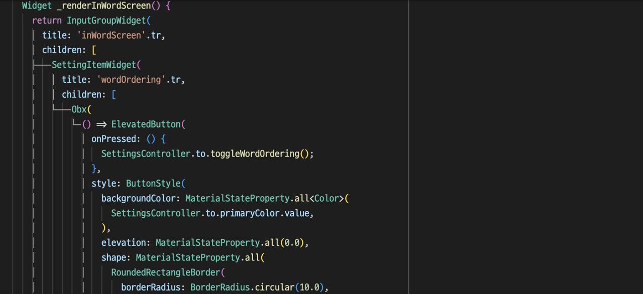 Flutter vscode settings - Flutter UI Guides activate