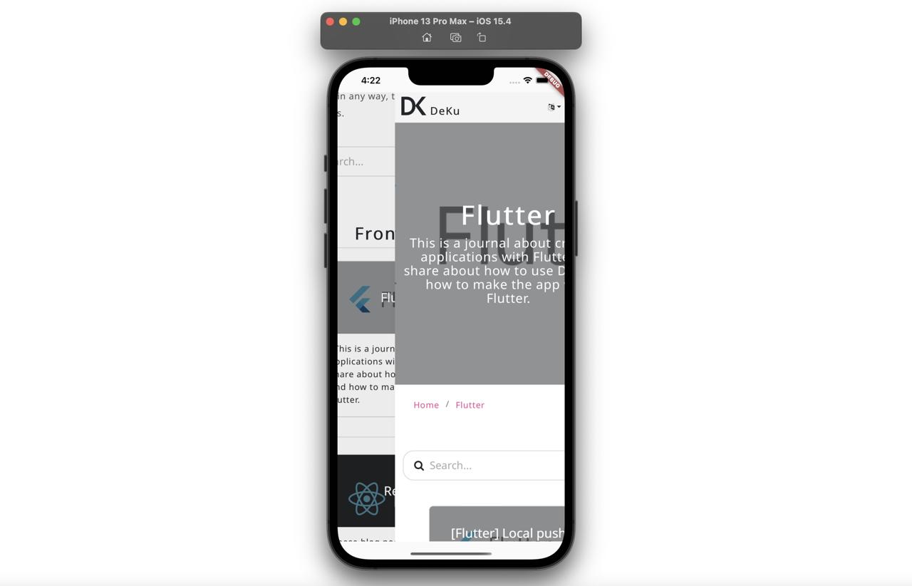 Flutter - webview_flutter swipe back