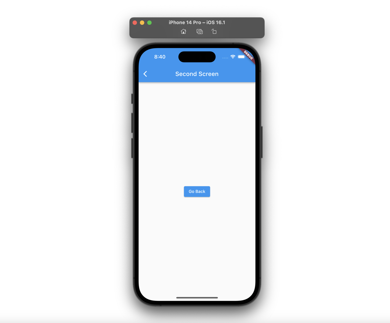 Flutter automaticallyImplyLeading - back button