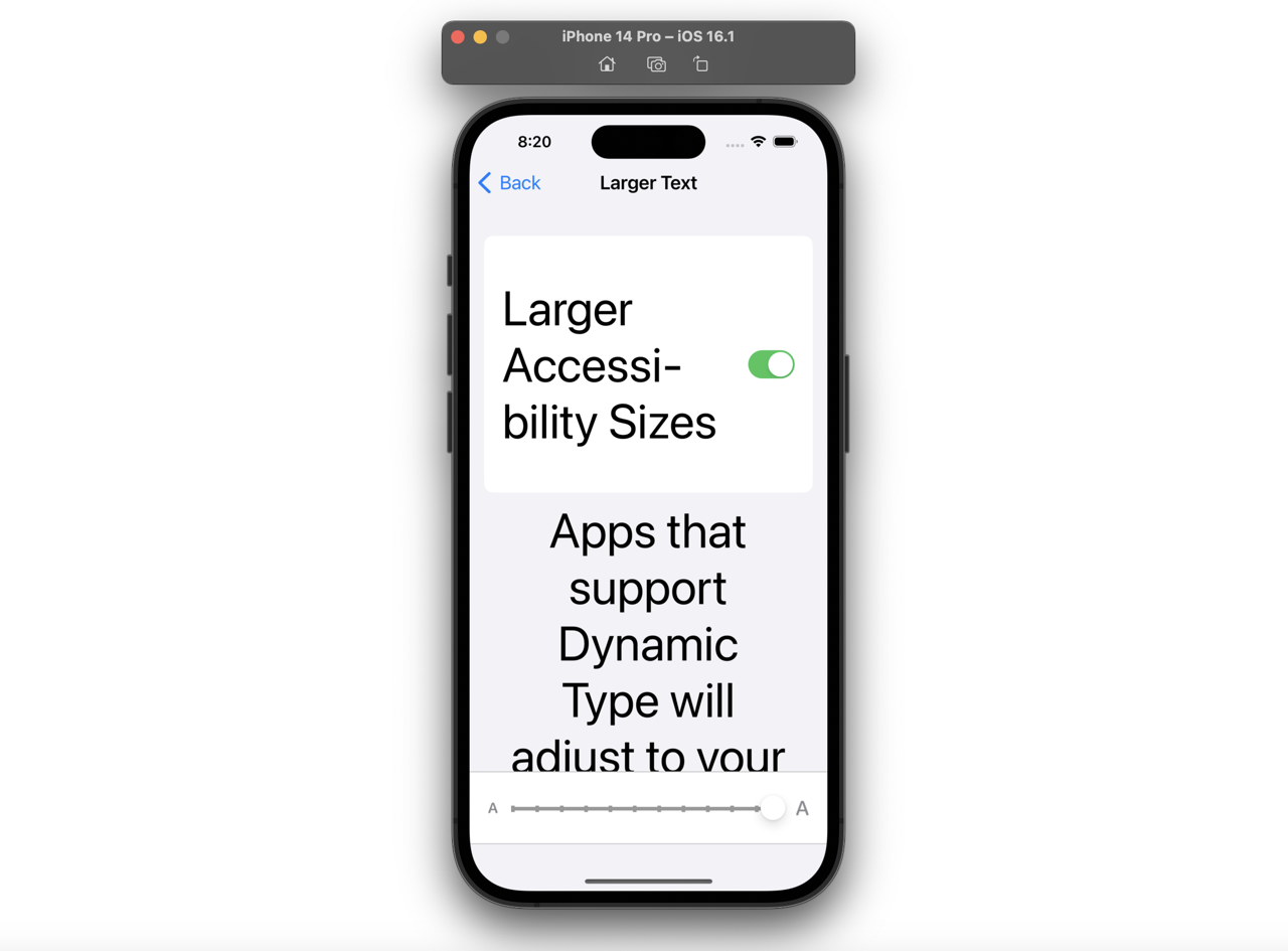 Flutter textScaleFactor - Larger text setting