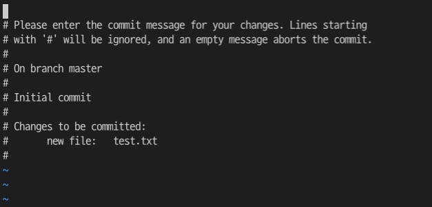 git commit