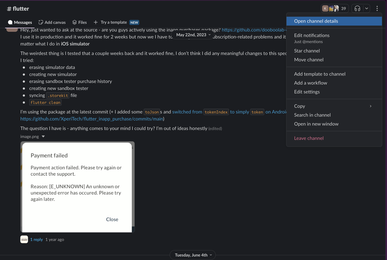 GitHub Actions Send Slack message - Copy Slack channel ID