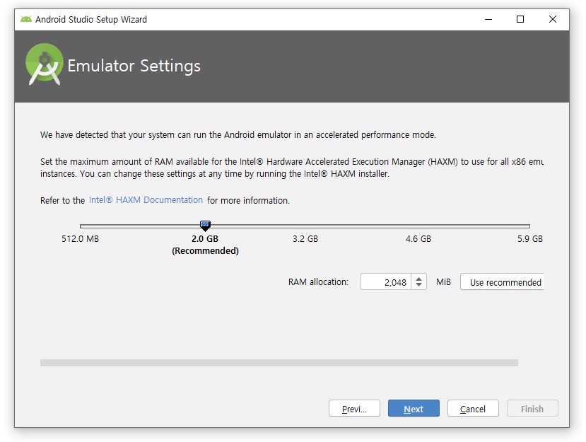 react-native development environment setting - Android studio emulator setting