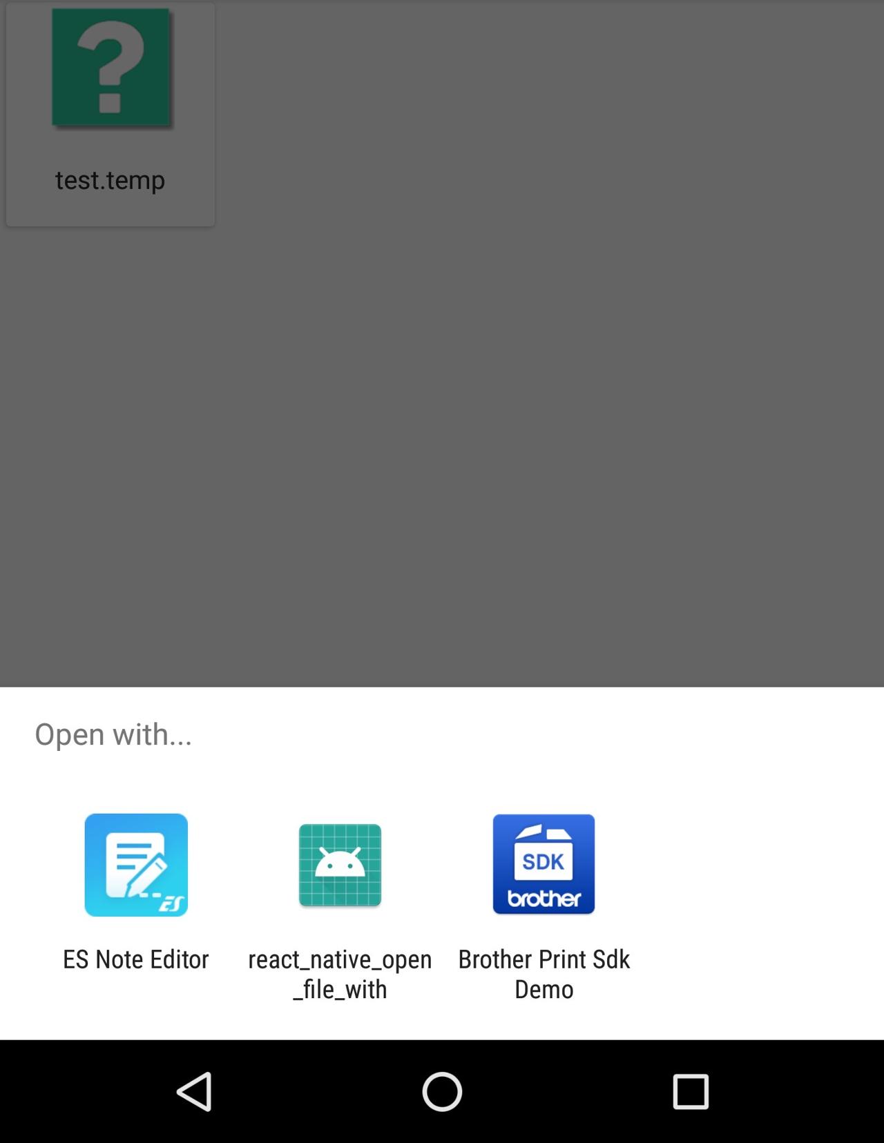Android - open the app with the custom file