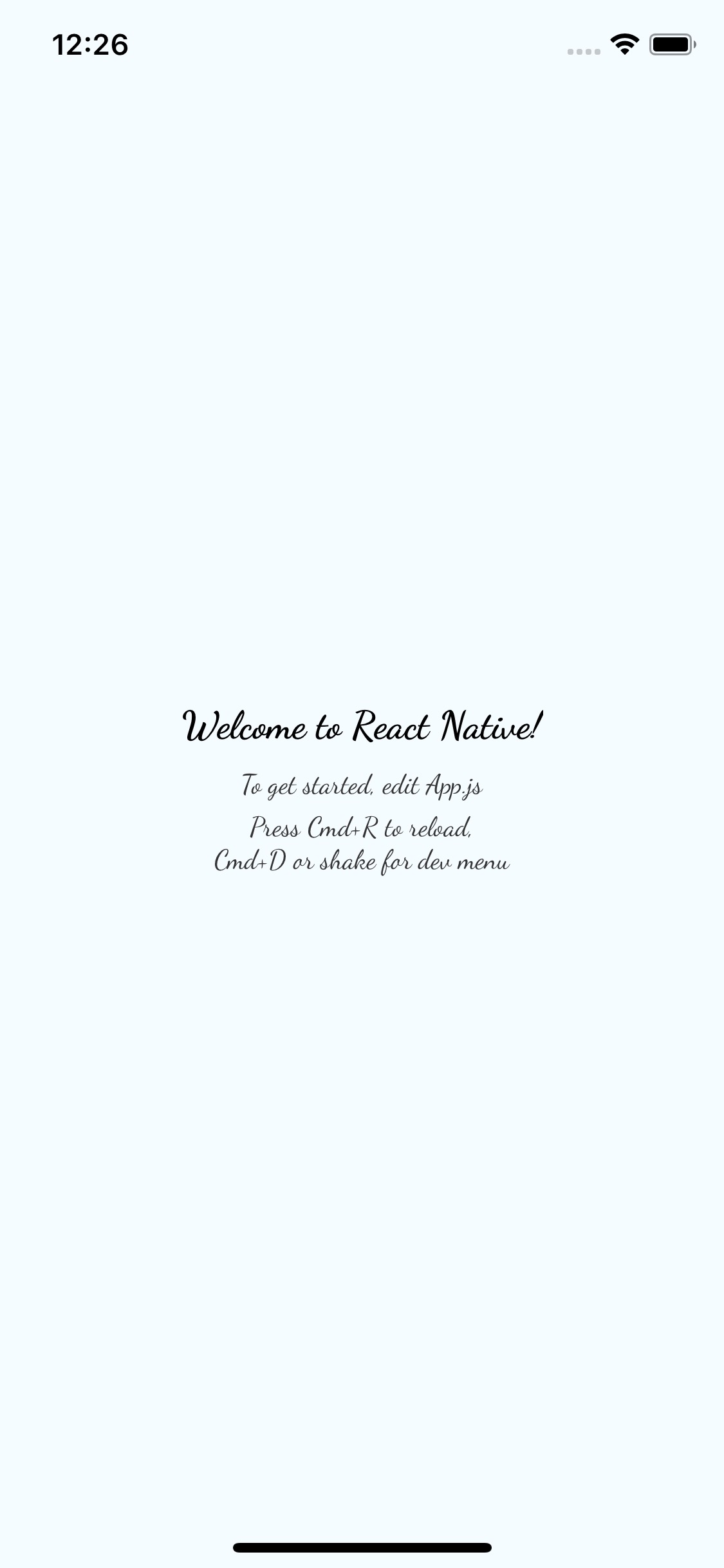 RN(React Native) apply custom font to ios