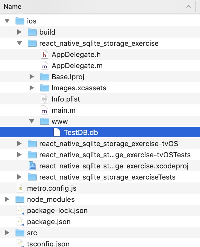 react-native-sqlite-storage wwwフォルダ生成やファイルコピー