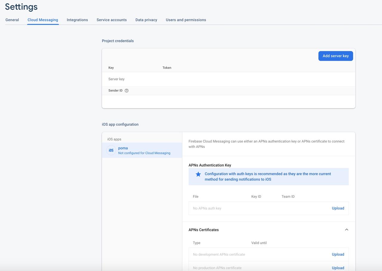 APNS(Apple Push Notification Service) - Firebase Console cloud messaging