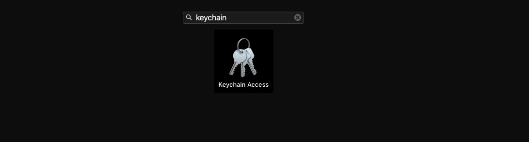 Keychain Access